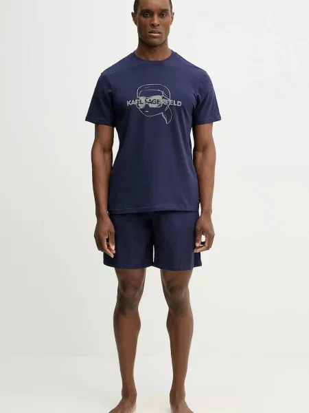 KARL LAGERFELD Pijama Bleumarin