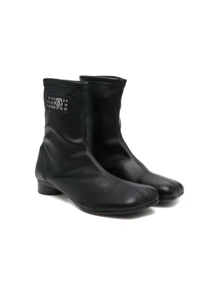 Botki dziecięce Mm6 Maison Margiela czarne