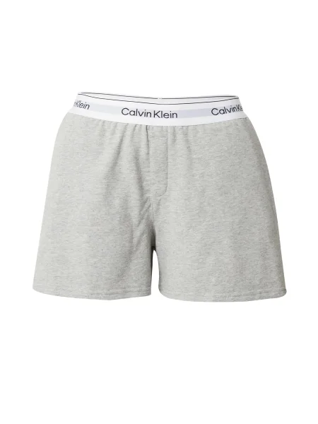 Calvin Klein Underwear Pantaloni de pijama gri amestecat / negru alb