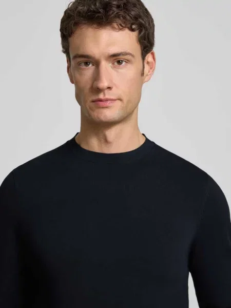 Profuomo Swetry Mężczyzna M Round-neck Knitwear niebieski