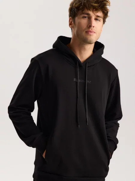 Bluza dresowa Rough Radical Cotton Active Hoodie czarna