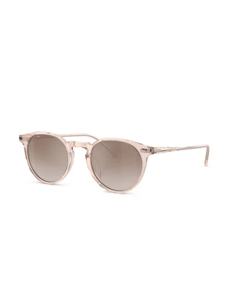 Saulės akiniai Oliver Peoples raudona