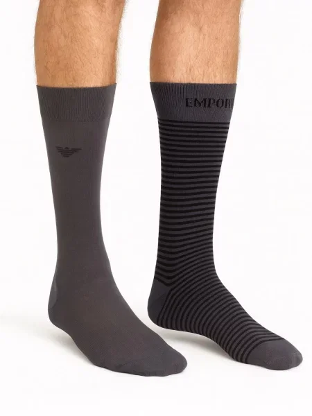 Skarpety podkolanówki Emporio Armani czarne