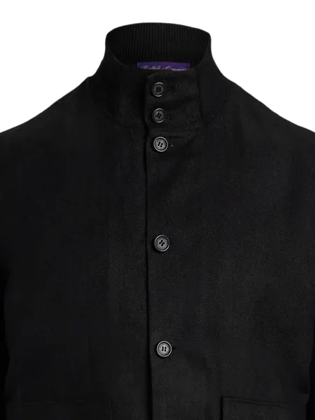 Geacă Ralph Lauren Purple Label tricotate negru