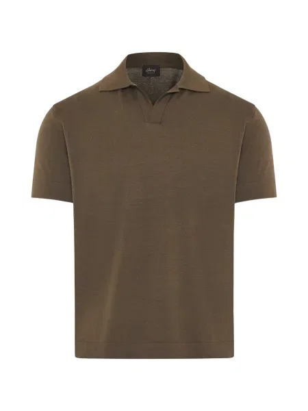 Scurt tricou Brioni maro