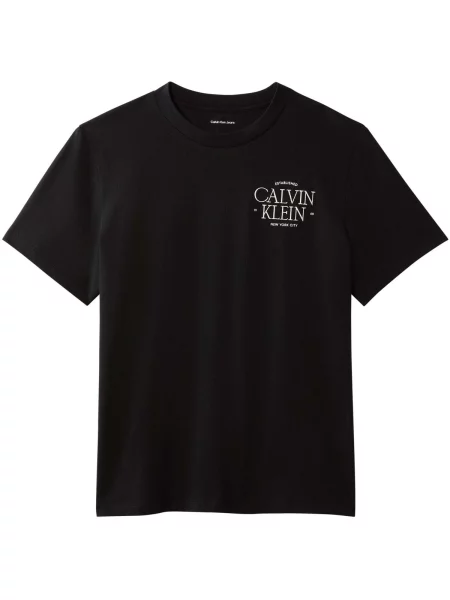 Tricou Calvin Klein Jeans clasic negru
