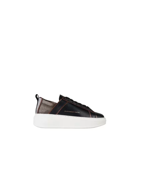 Sneakersy Alexander Smith skórzane czarne