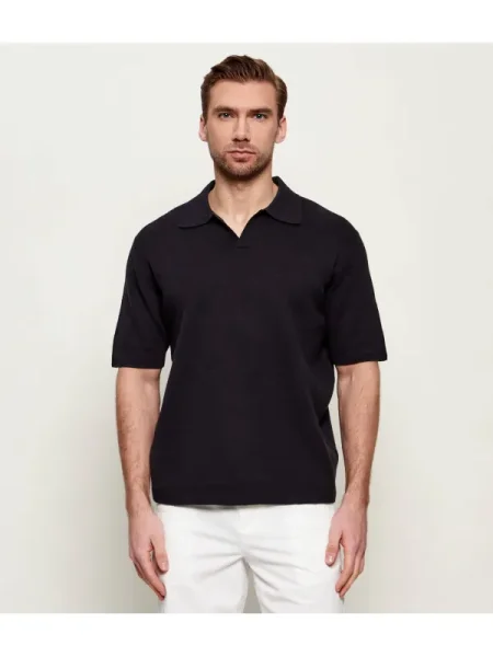 TIGER OF SWEDEN Polo Maelon | cu adaos de in negru