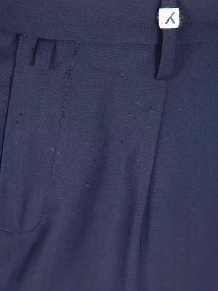Pantaloni Myths de lână albastru
