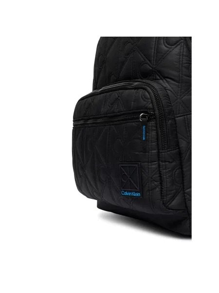 Calvin Klein Раница Emblem Aop Puffer Backpack черен