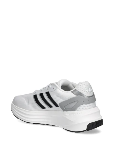 Pantaloni Adidas cu glugă cu dungi alergare negru