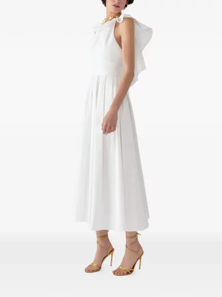 Rochie Carolina Herrera cu volane alb