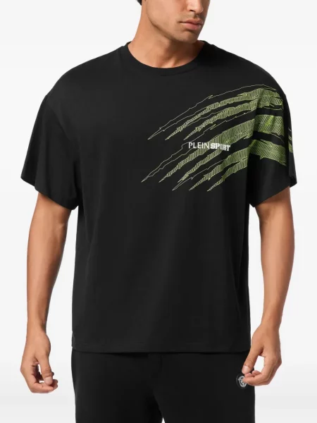 Tricou Plein Sport cu imagine negru