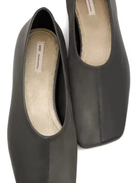 Balerini Ami Paris din piele gri