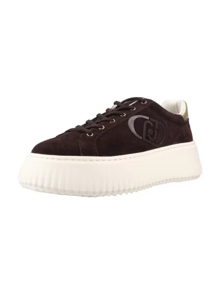 Sneakersy Liu Jo skórzane brązowe