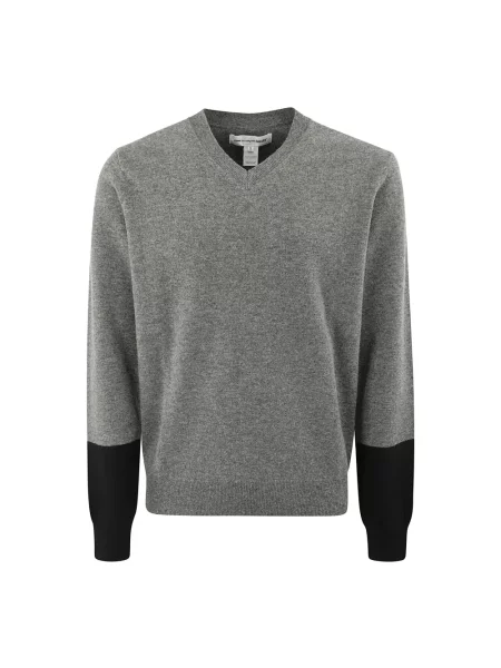 Sweter Comme Des Garcons wełniany szary