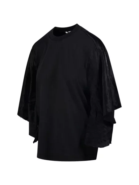 Tricou Haikure cu volane negru