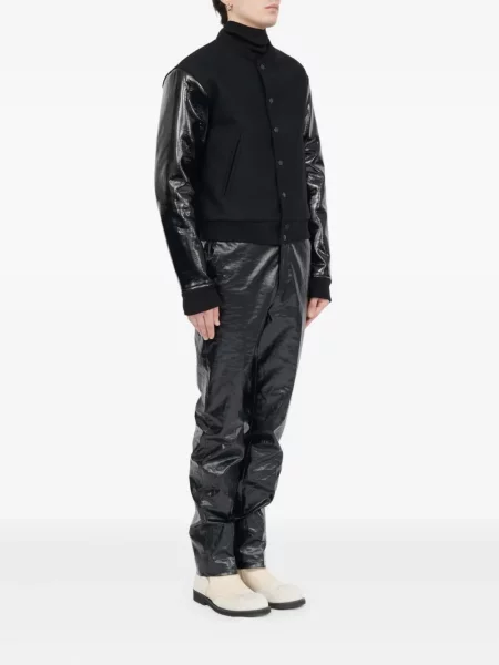 Geanta de piele Mm6 Maison Margiela negru
