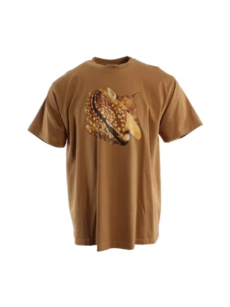 Koszulka Burberry brązowa