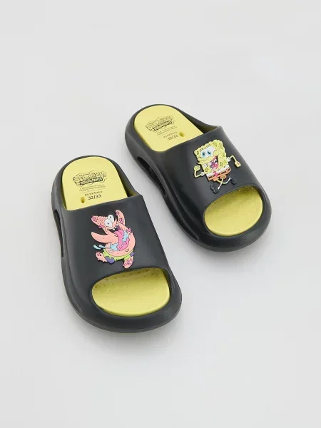 Reserved SpongeBob papucs fekete