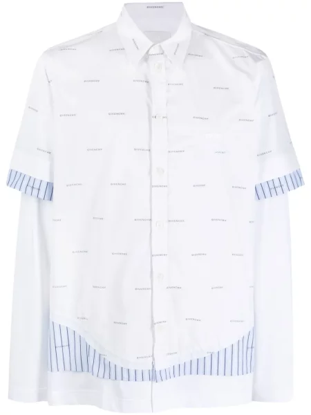 Cămașă Givenchy cu imagine alb