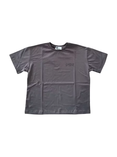 Koszulka Gaëlle Paris z krótkim rękawem szara