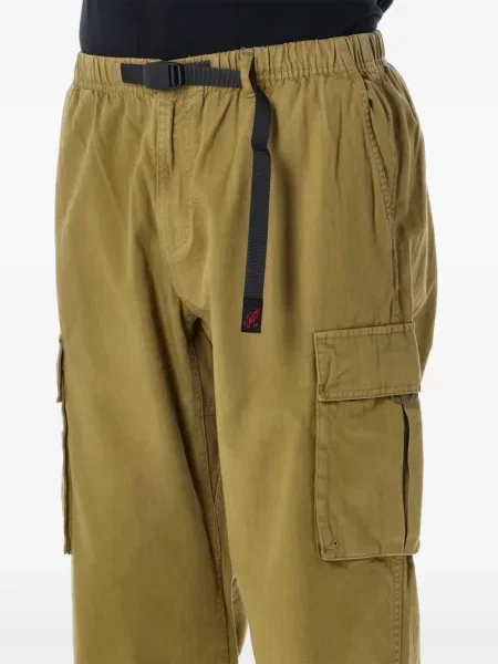 Cu centură pantaloni cargo Gramicci verde