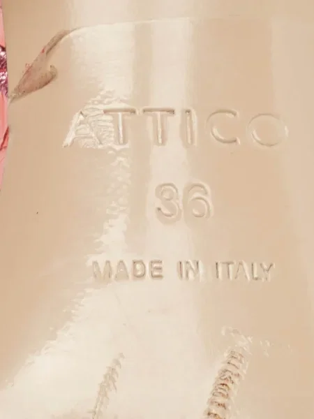 Sandale The Attico din piele roșu