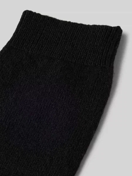 Skarpety z wysokiej jakości mieszanki wełny i kaszmiru model ‘COSY WOOL’ Falke czarne