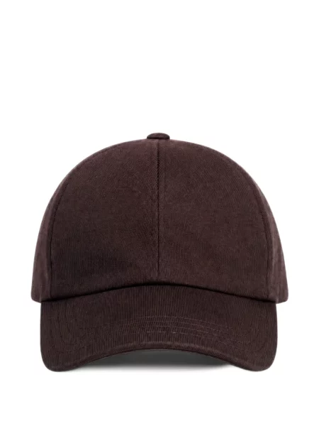 Șapcă Slowear de catifea cord maro
