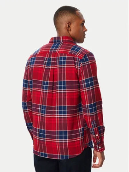 Tommy Hilfiger košulja za muškarce od pamuka crvena