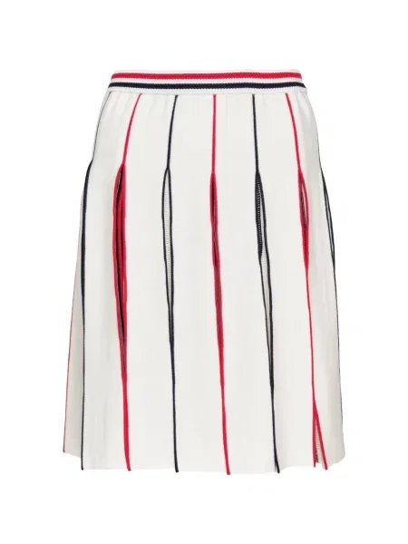 Fustă Thom Browne cu dungi alb