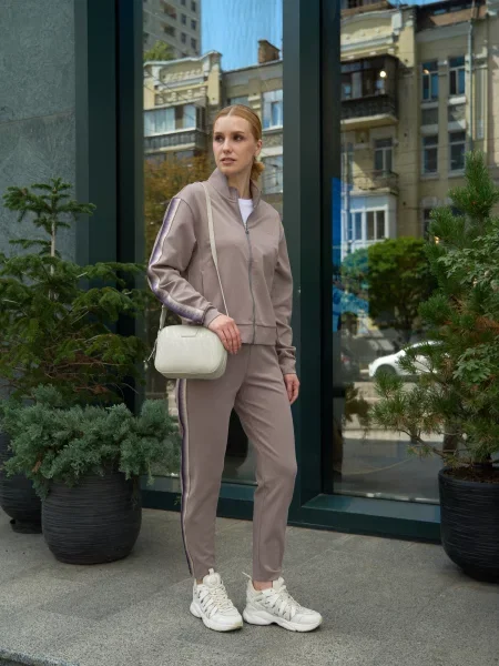 Спортивный костюм Ea7 Emporio Armani бежевый