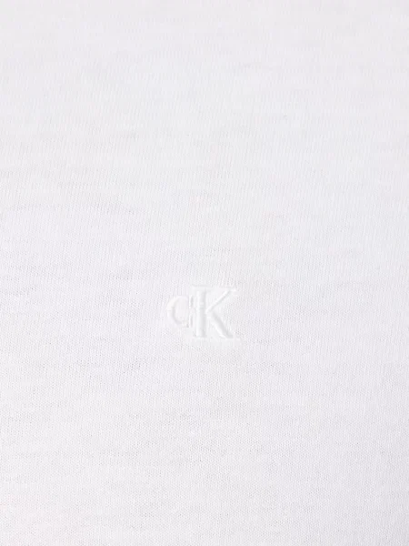 Calvin Klein Jeans тениска с яка мъжка от бяло