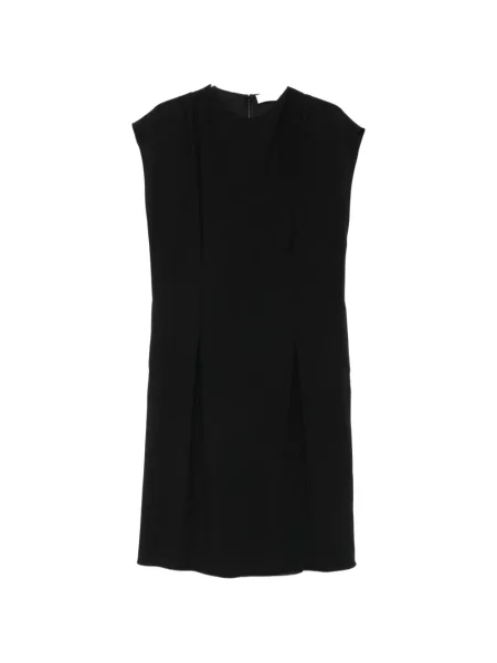 Rochie midi Lanvin cu funde negru