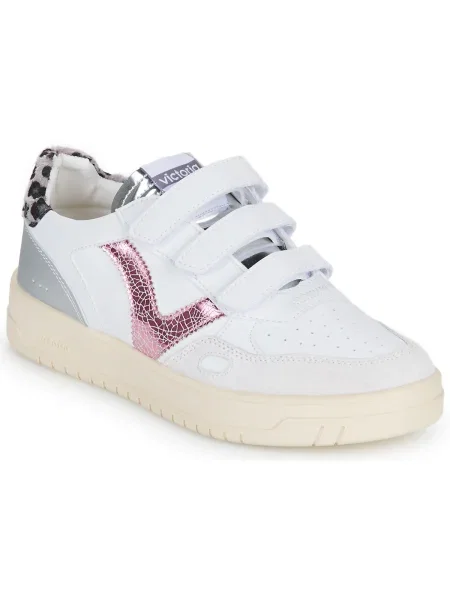 Pantofi Victoria cu imagine cu imprimeu animal print alb