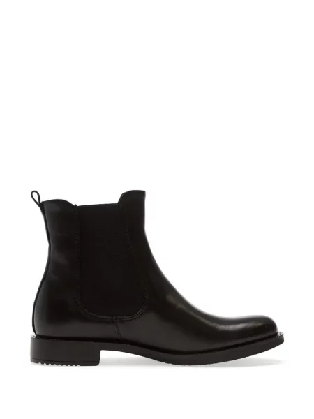 Botine chelsea Ecco din piele negru