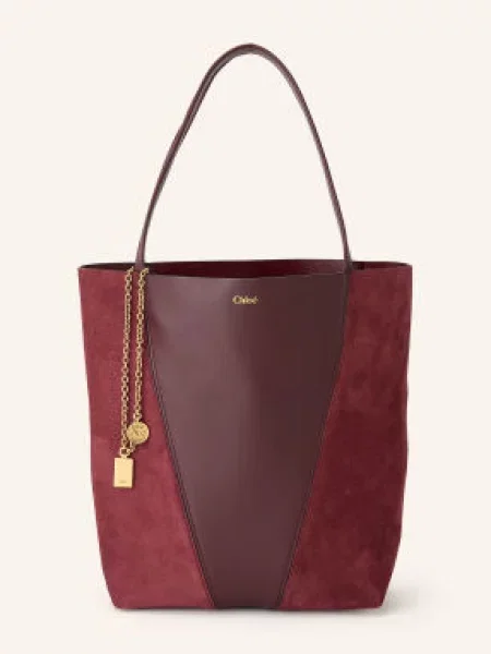 Shopper kabelka Chloé červená