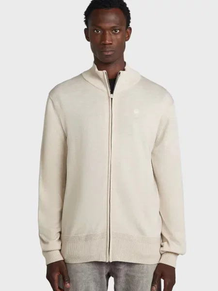 Вовняний кардиган G-star Raw білий