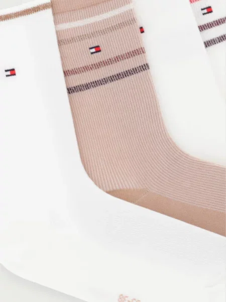 Tommy Hilfiger ponožky dámske s bavlnou biela