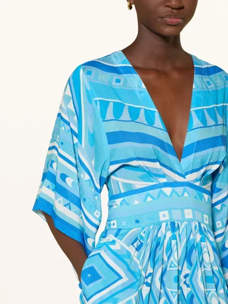 Miss June Kombinezon blau biały