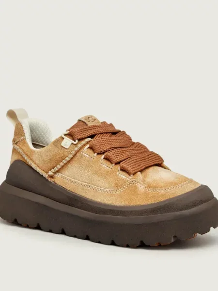 UGG Sneakers HERITAGE UTILITY SNEAKER KNOLL | piele întoarsă bej