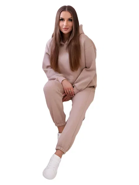 Kalhoty Kesi béžové