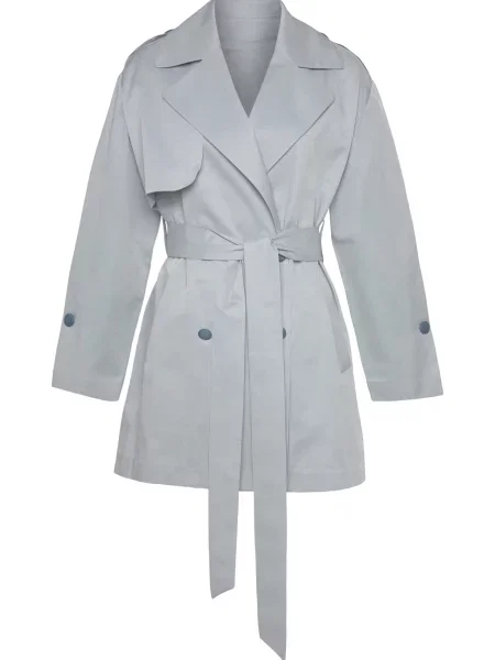 LASCANA Palton de iarnă fumuriu albastru