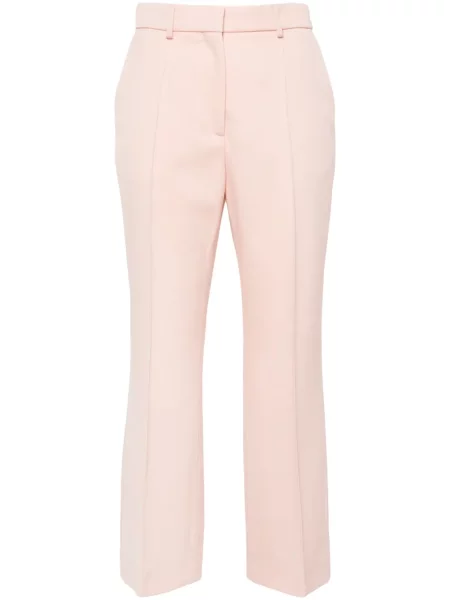 Pantaloni Lanvin de lână roz