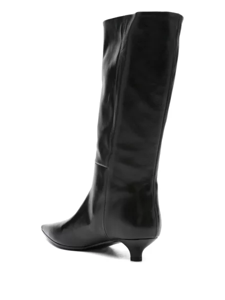 Botine Thea Mika din piele negru