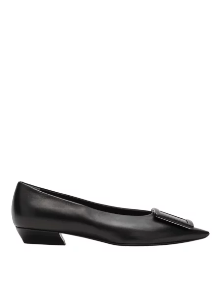 Czółenka Roger Vivier skórzana czarna