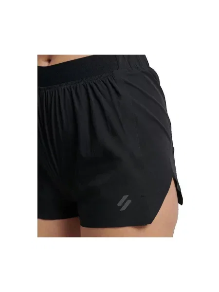 Scurt pantaloni Superdry alergare negru