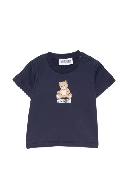 Koszulka dziecięca Moschino niebieska