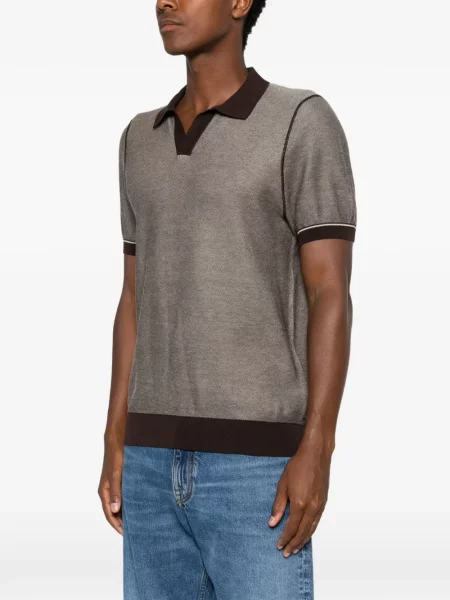 Tricou polo Boss maro